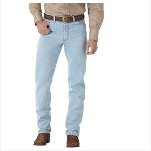 Wrangler Cowboy Cut Original Fit Light Blue Denim Jeans